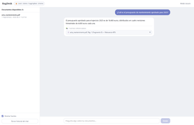 RagDesk — respuesta con cita a la página